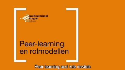 Thumbnail for Film Peer-learning en Rolmodellen