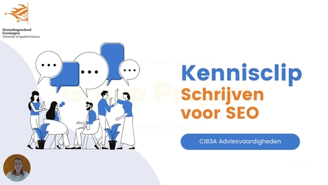 Thumbnail for 3.1  Kennisclip Schrijven voor SEO - Adviesvaardigheden