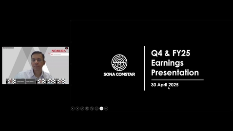 Thumbnail for Sona Comstar Q4FY25 Earnings Group Conference Call